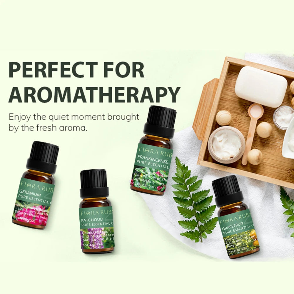 36 Essential Oils Aromatherapy 100% Natural