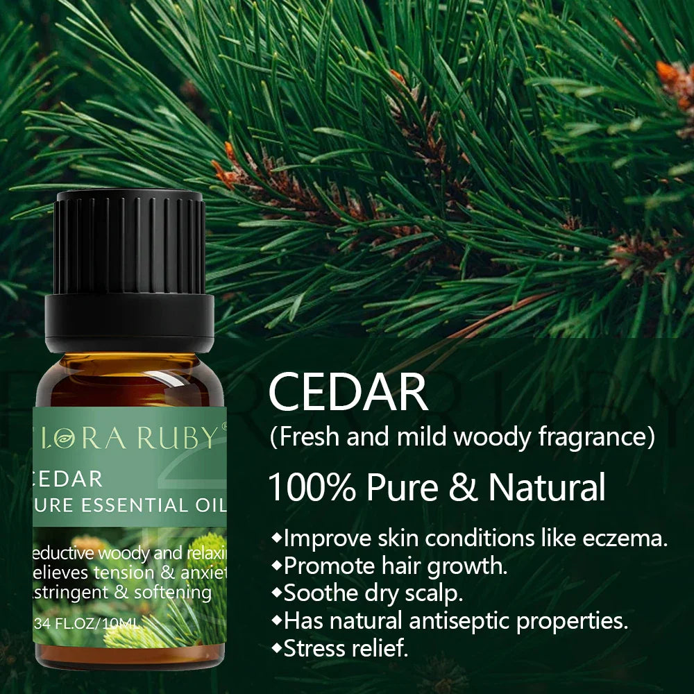 36 Essential Oils Aromatherapy 100% Natural