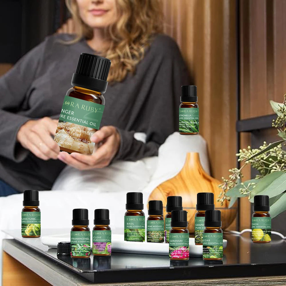 36 Essential Oils Aromatherapy 100% Natural